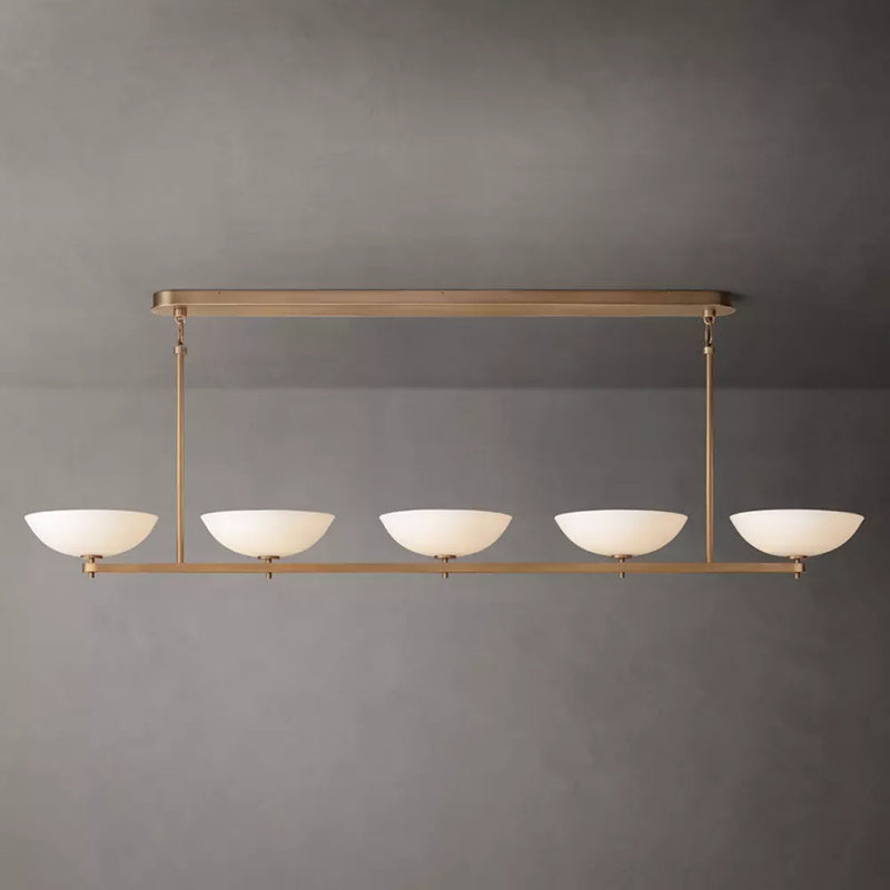 Ceramic Linear Dining Chandelier