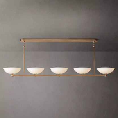 Ceramic Linear Dining Chandelier