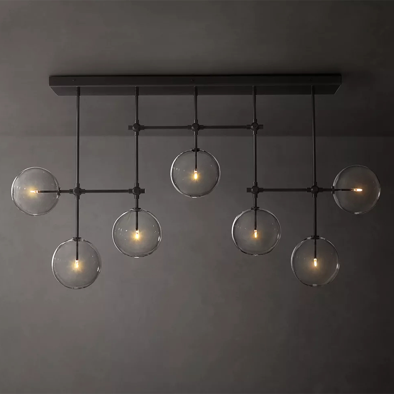Modern Luxury Glass Globe Chandelier