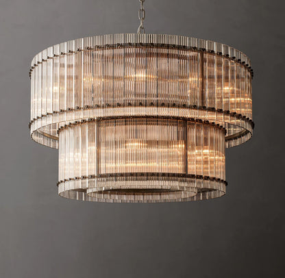 San Marco Two-Tier Glass Chandelier