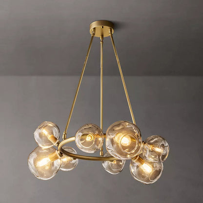 Bubble Glass Round Chandelier