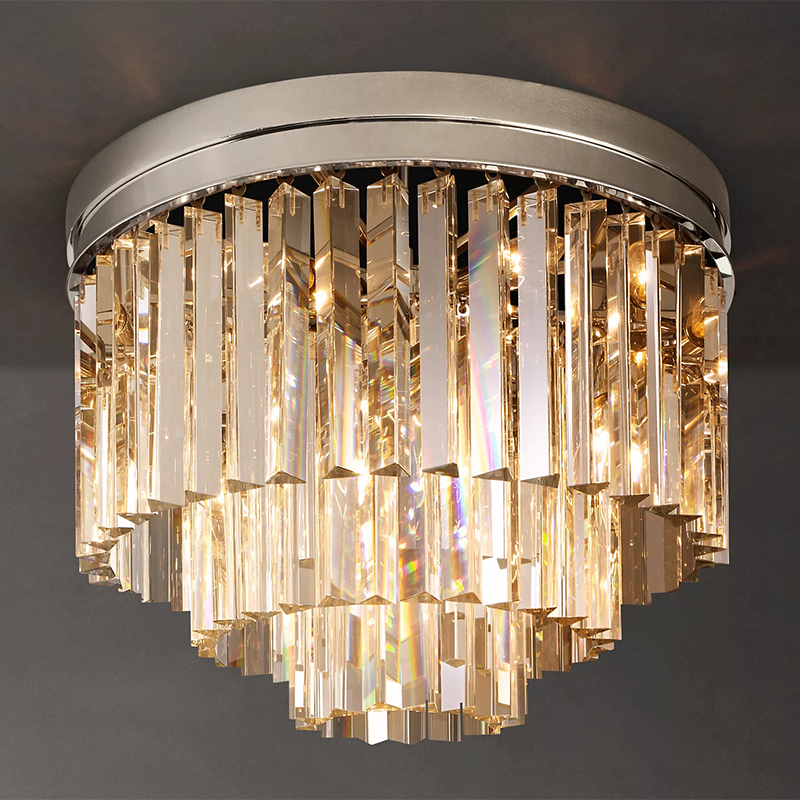 Odeon Art Deco Flush Mount