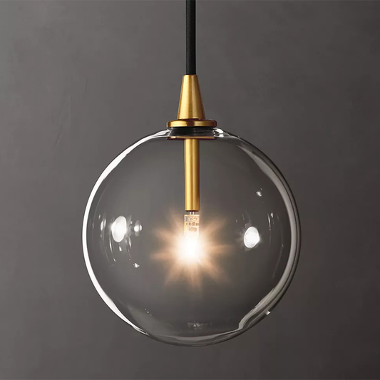 Modern Glass Globe Pendant