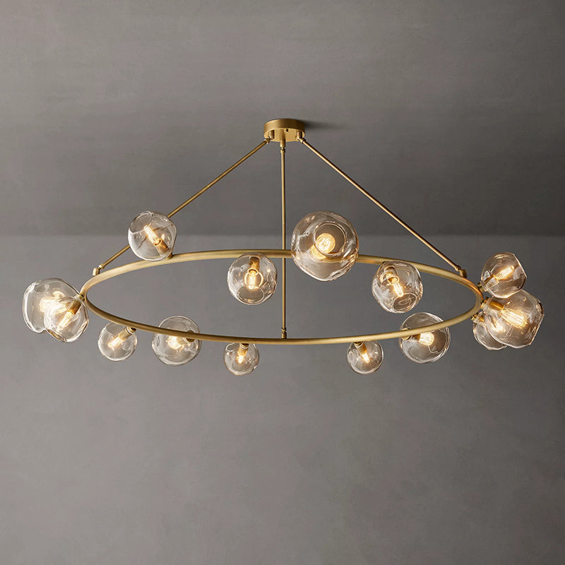 Bubble Glass Round Chandelier