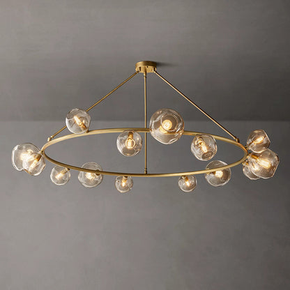 Bubble Glass Round Chandelier