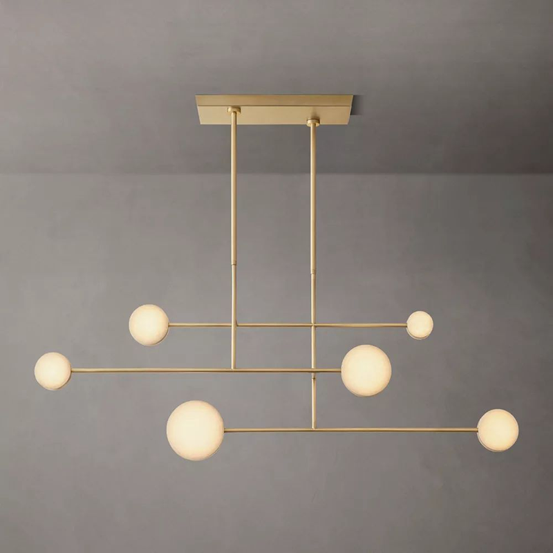 Alabaster Linear Chandelier