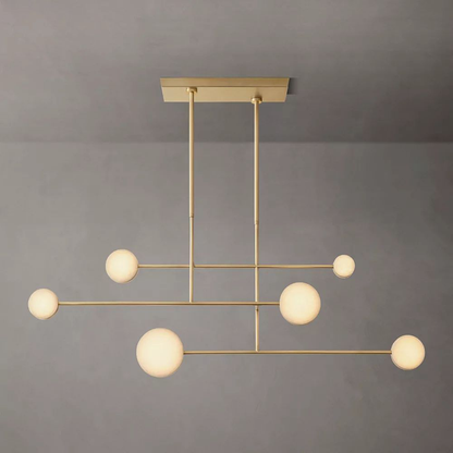 Alabaster Linear Chandelier