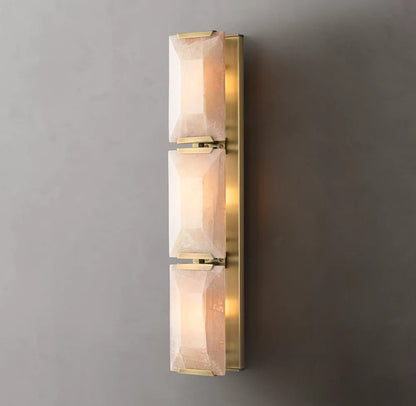 Harlow Triple Calcite Wall Sconce
