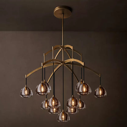 Hemisphere Modern Round Chandelier