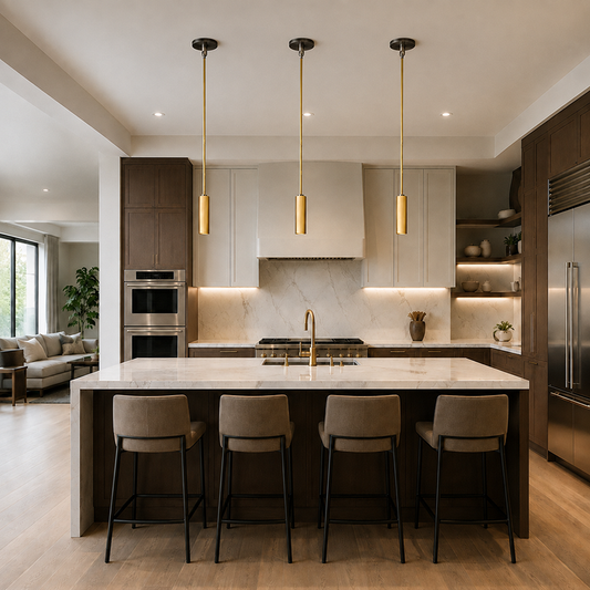 Champeaux Brass Island Pendant