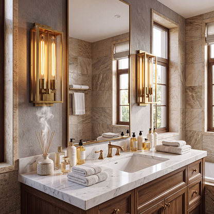 Glass Waterproof Wall Sconce