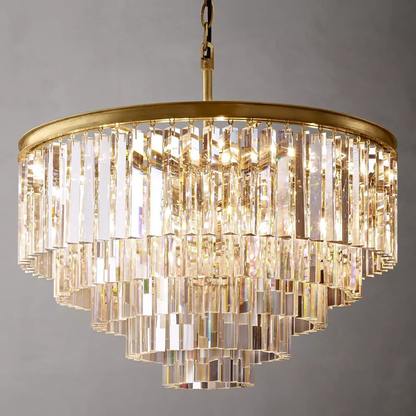 Odeon Art Deco Round Chandelier