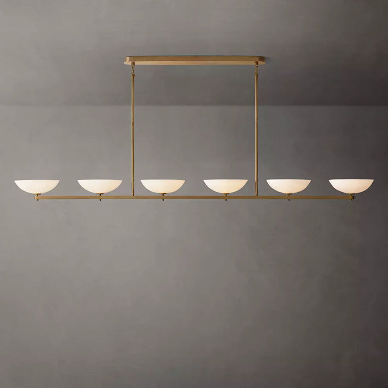 Ceramic Linear Dining Chandelier