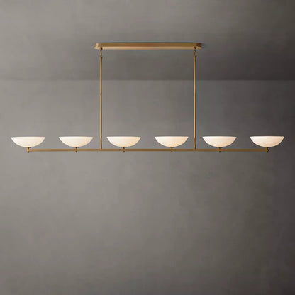 Ceramic Linear Dining Chandelier