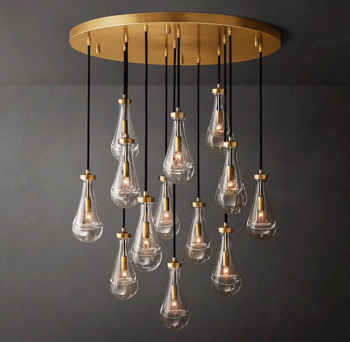 Rain Modern Round Chandelier