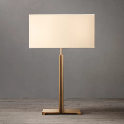 Dimmable Linen Shade Table Lamp