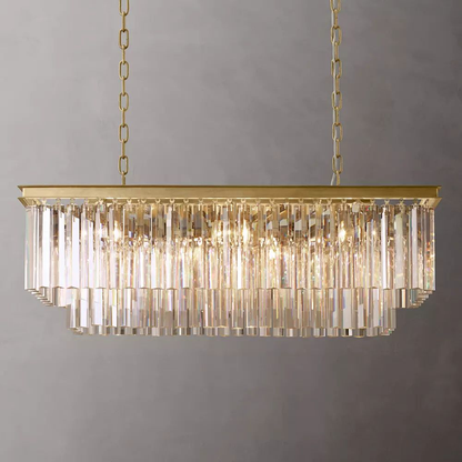 Odeon Art Deco Rectangular Chandelier