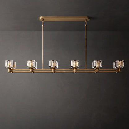 Demaret Double-Tier Linear Chandelier