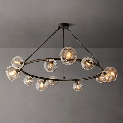 Bubble Glass Round Chandelier