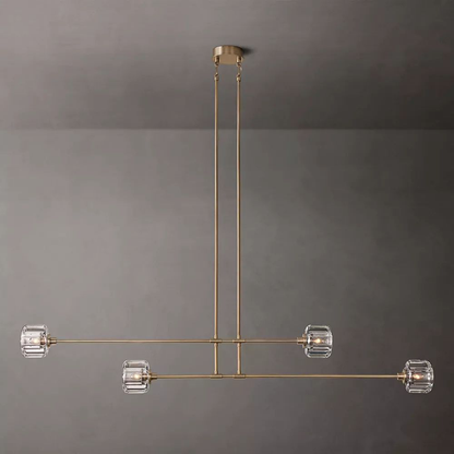 Demaret K9 Crystal Linear Chandelier
