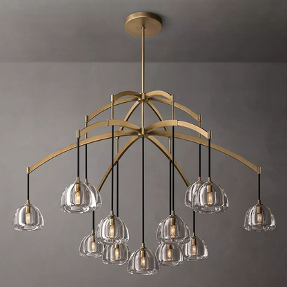 Hemisphere Modern Round Chandelier