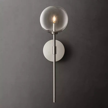 Glass Globe Wall Sconce