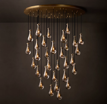 Rain Modern Round Chandelier