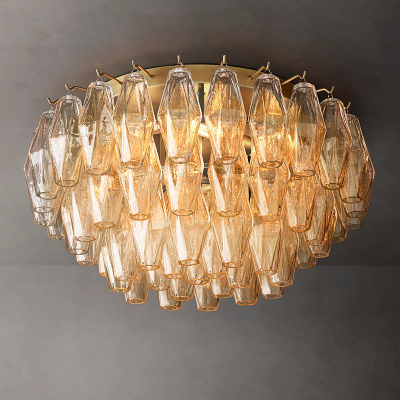 Chiara Modern Glass Flush Mount