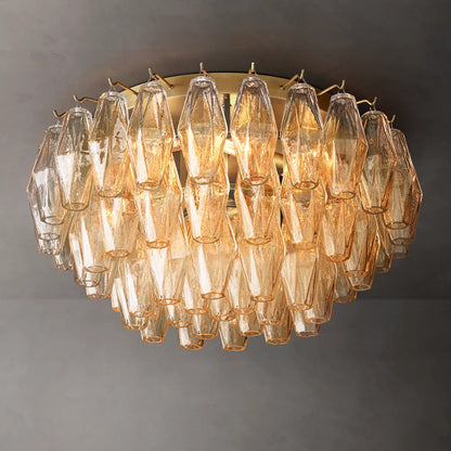 Chiara Modern Glass Flush Mount