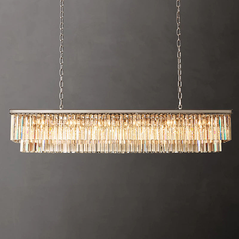 Odeon Art Deco Rectangular Chandelier