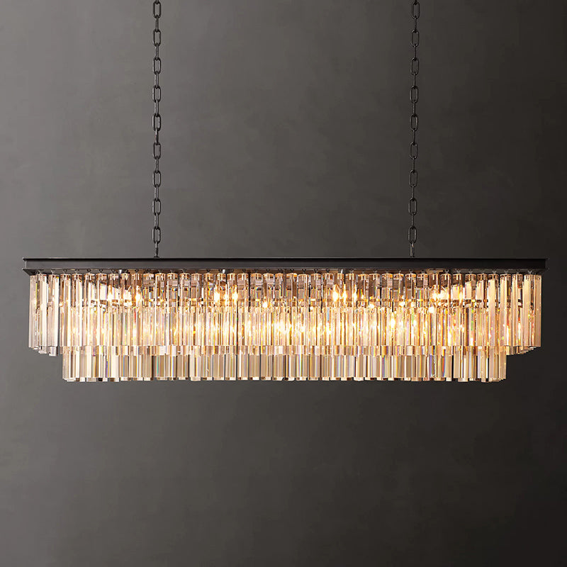 Odeon Art Deco Rectangular Chandelier