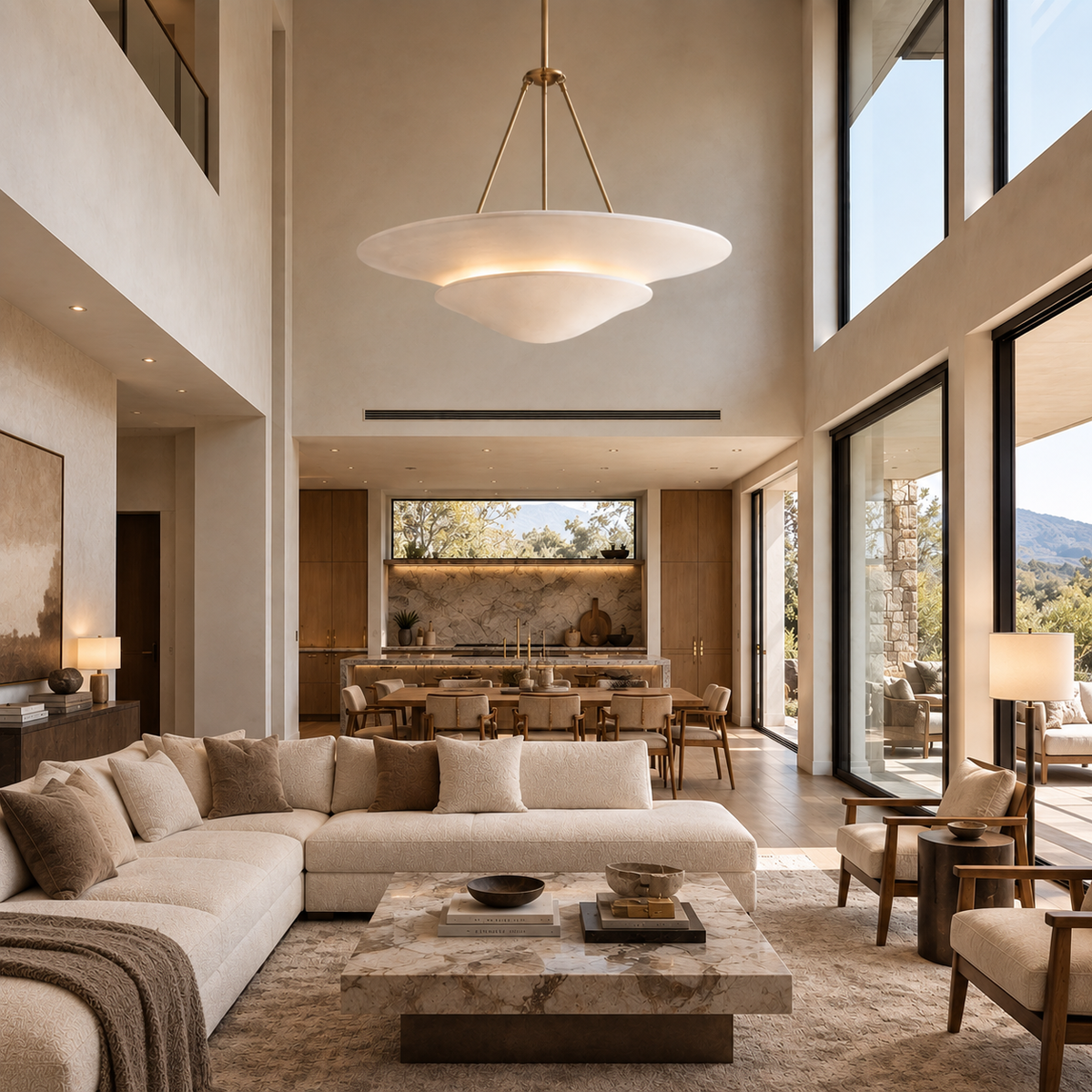 Modern Resin Chandelier