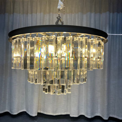 Odeon Art Deco Round Chandelier