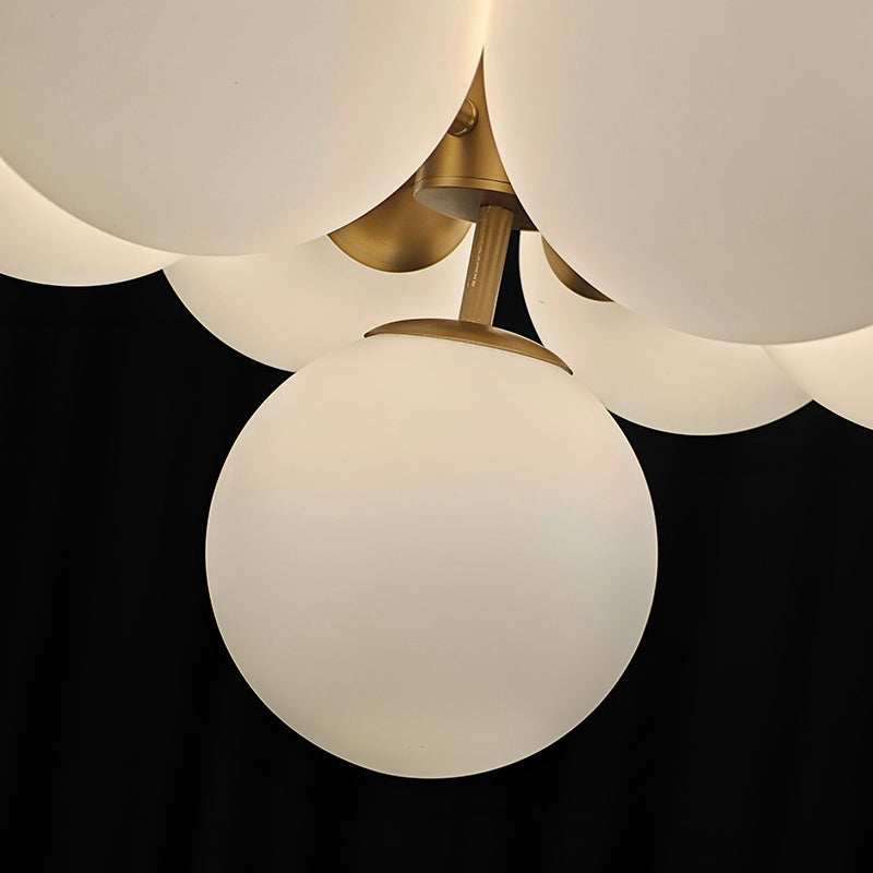 Luxury Globe Glass Chandelier