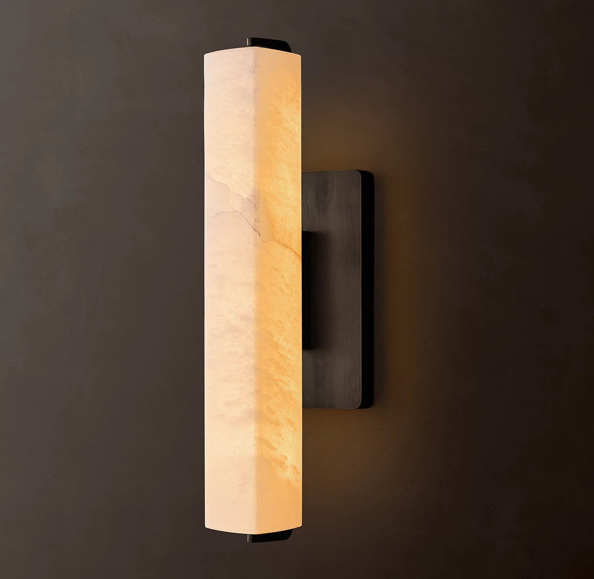 Audubon Single Alabaster Wall Sconce