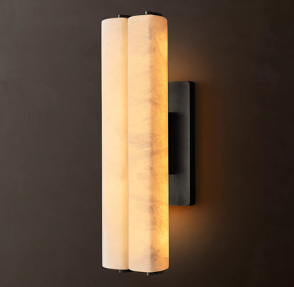 Audubon Double Alabaster Wall Sconce