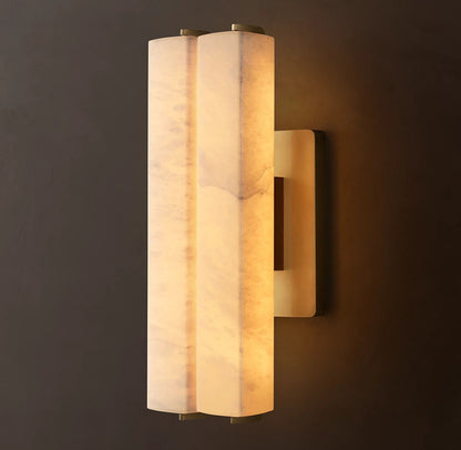 Audubon Double Alabaster Wall Sconce