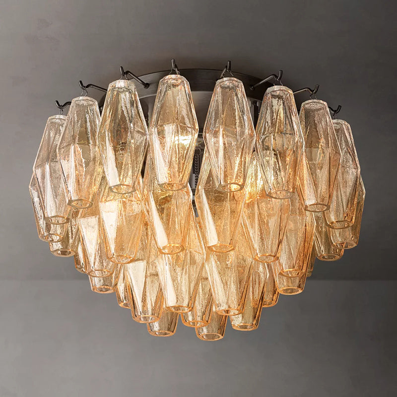 Chiara Modern Glass Flush Mount