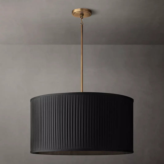Pleated Silk Chandelier