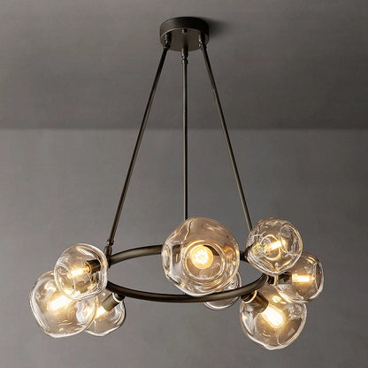 Bubble Glass Round Chandelier