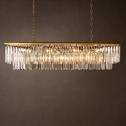 Odeon Art Deco Rectangular Chandelier