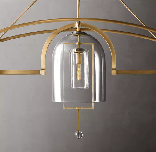 Fulcrum Large Linear Chandelier