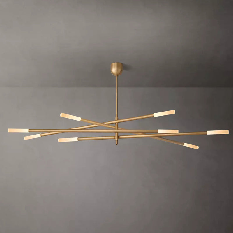 Glass Linear Chandelier