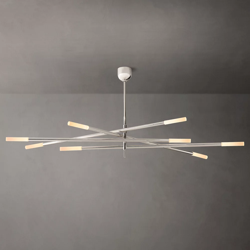 Glass Linear Chandelier
