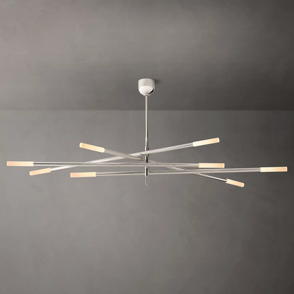 Glass Linear Chandelier