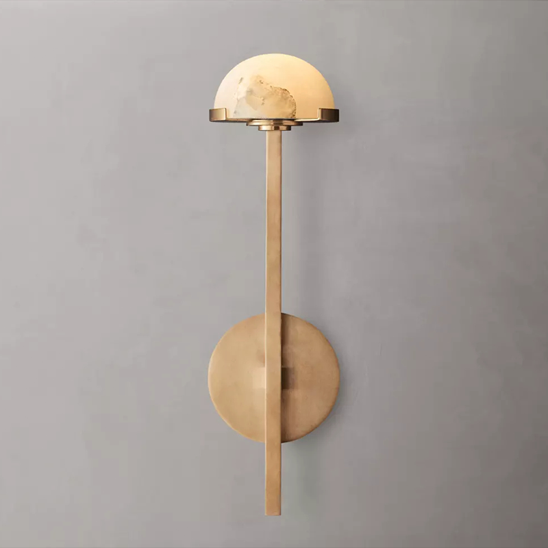 Modern Alabaster Wall Sconce