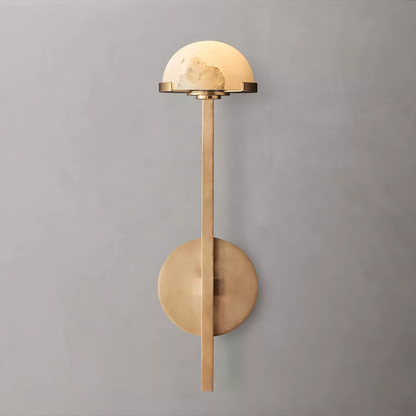 Modern Alabaster Wall Sconce