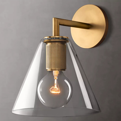 Utilitaire Glass Wall Sconce