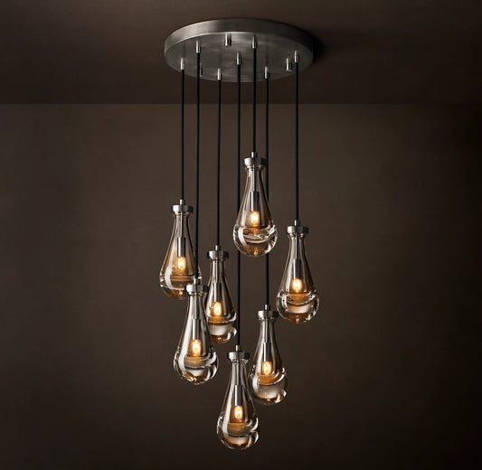 Rain Modern Round Chandelier