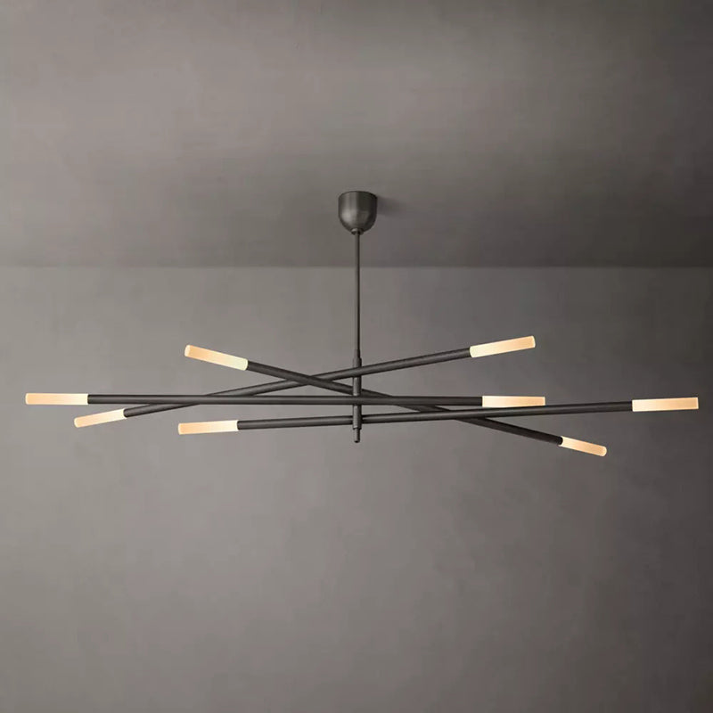 Glass Linear Chandelier